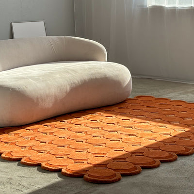 Tapis Pelli avec un motif géométrique en relief de style glamour - photo 2