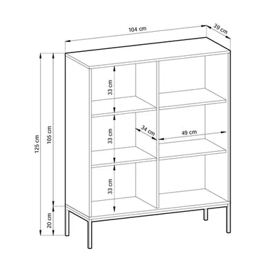 Komoda Roza 104x125 w stylu nowoczesnym – zdjęcie 32