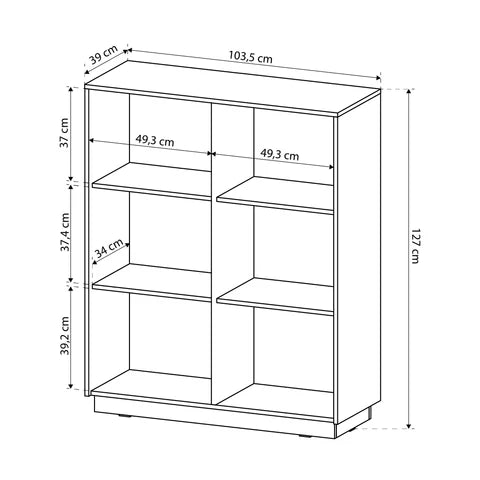 Komoda Westa 104x127 w stylu nowoczesnym – zdjęcie 12