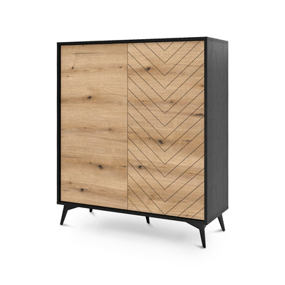 Komoda Nirwana 104x119 w stylu loftowym – zdjęcie główne | Pillovely