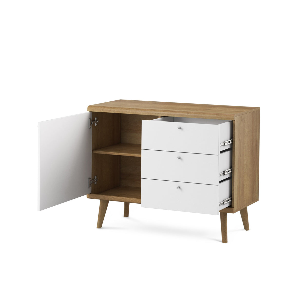 Komoda Lato 107x83 w stylu skandynawskim – zdjęcie 3