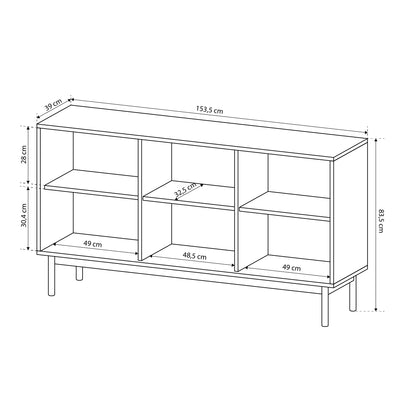 Komoda Sabi 154x84 w stylu japandi – zdjęcie 9