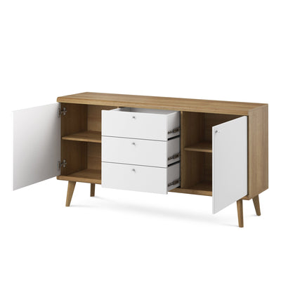 Komoda Lato 160x83 w stylu skandynawskim – zdjęcie 3