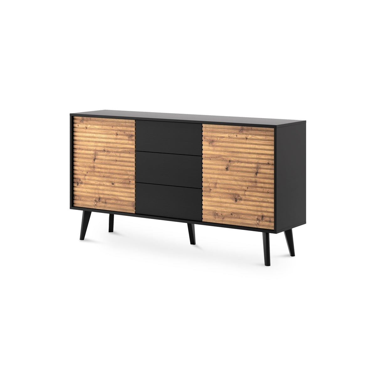 Las Sideboard with Drawers and Doors 154x83, Loft Style – main photo | Pillovely