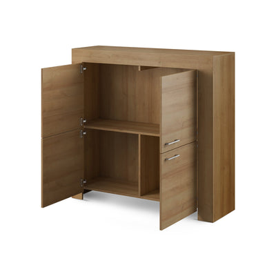 Komoda Gorky do przechowywania 120x117 w stylu skandynawskim – zdjęcie 3