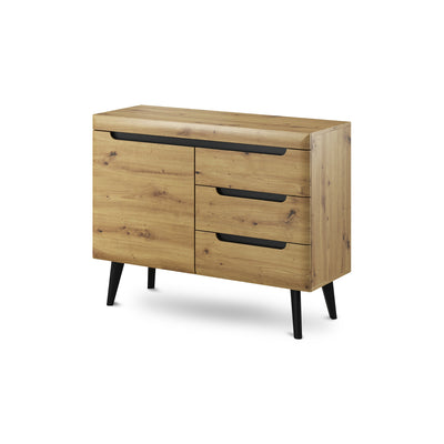 Trava Sideboard 107x83, Scandinavian Style – Artisan Oak