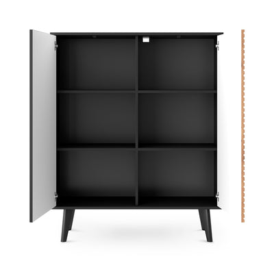 Komoda Las z drzwiami 104x125 w stylu industrialnym – zdjęcie 4