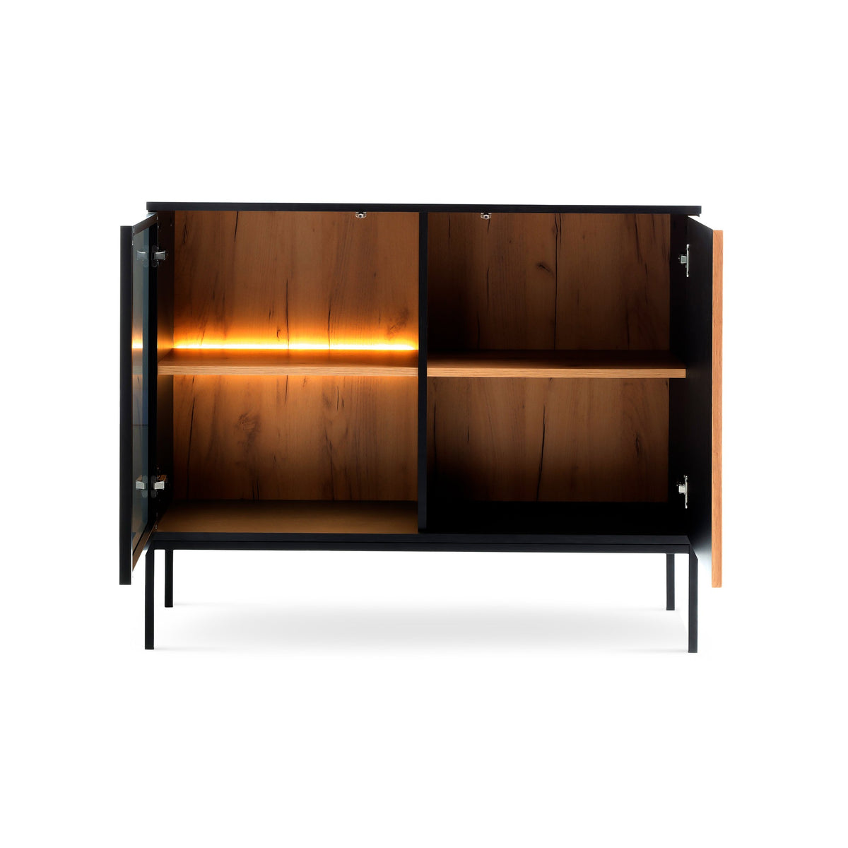 Komoda Lampy z drzwiami 104x83 w stylu loft – zdjęcie 4
