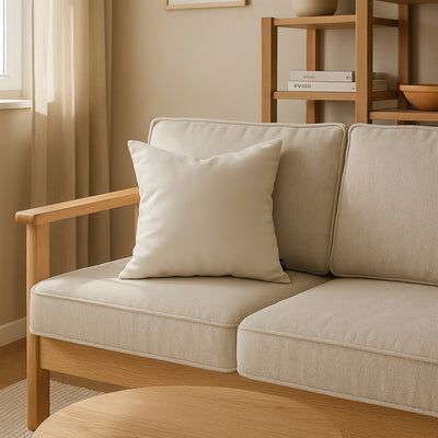 Smooth Decorative Cushion 45x45 cm, Minimalist Style – photo 2