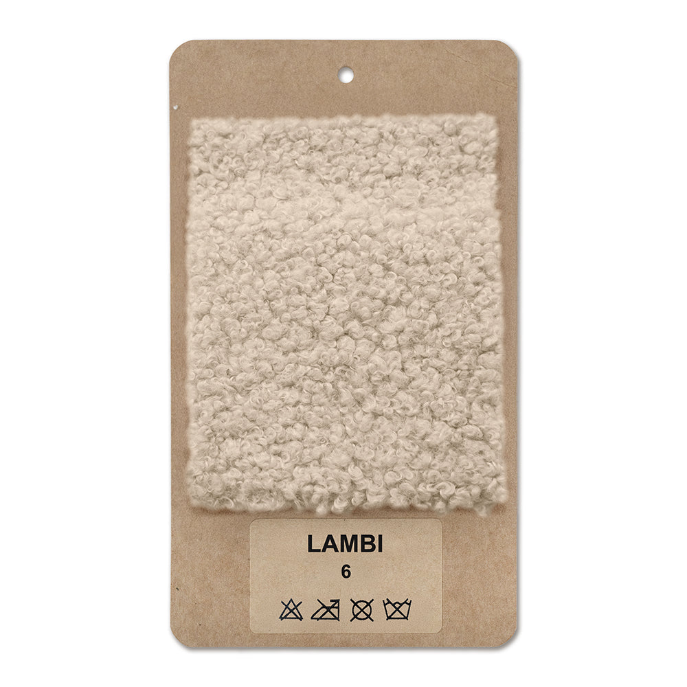 Fabric sample LAMBI Velvet Beige (LAMBI 06)