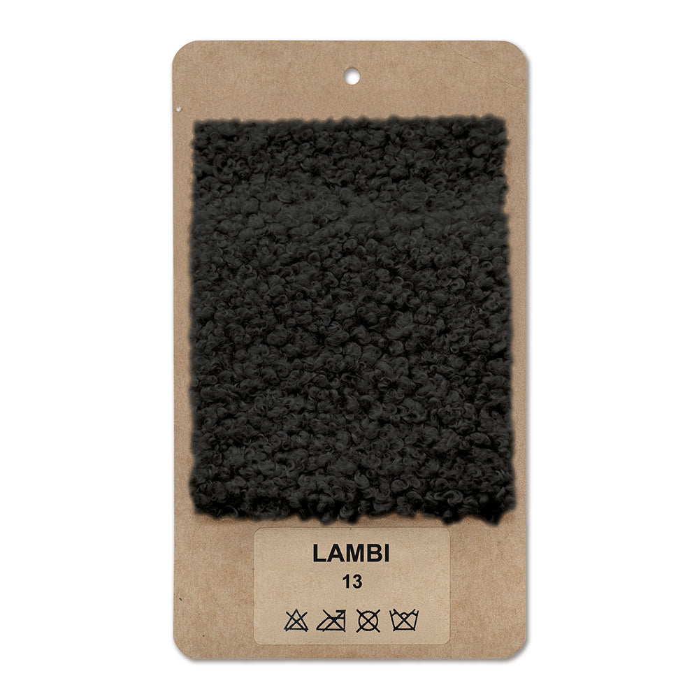 Fabric sample LAMBI Onyx (LAMBI 13)