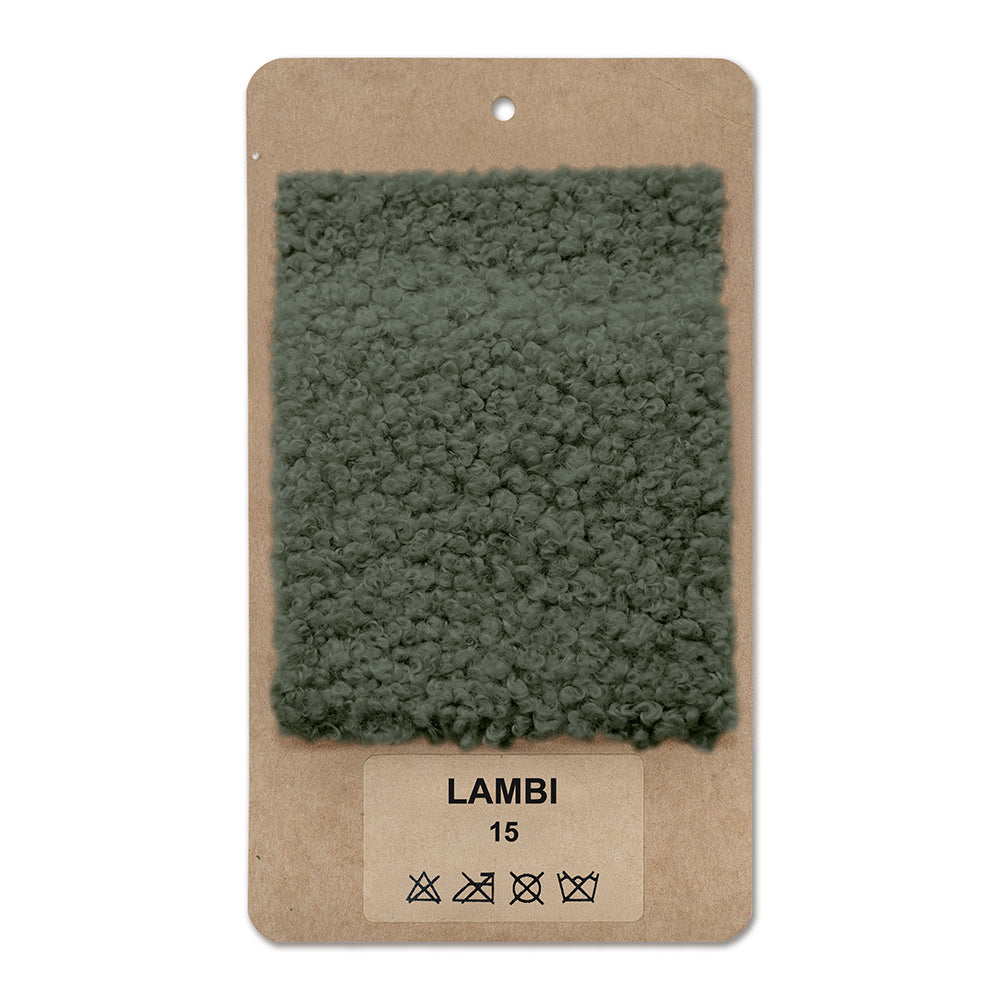 Fabric sample LAMBI Forest Olive (LAMBI 15)