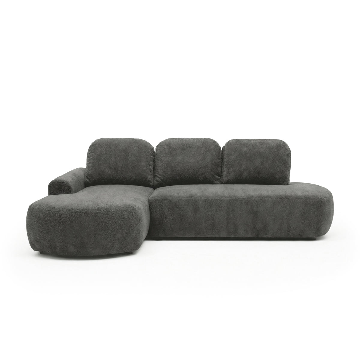 Canapé d'angle Moluni 263 cm Crépuscule Olive (BELLINI 03), version gauche – canapé d'angle pour dormir au quotidien
