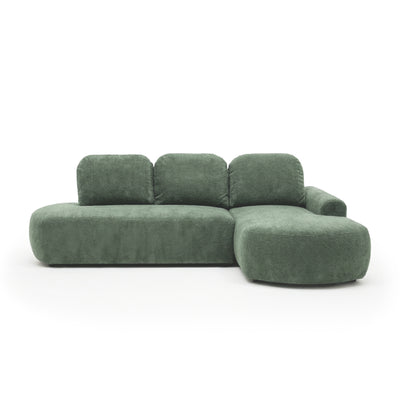 Canapé d'angle Moluni 263 cm Roche Verte (BELLINI 15), version droite – canapé d'angle en L pour l'appartement