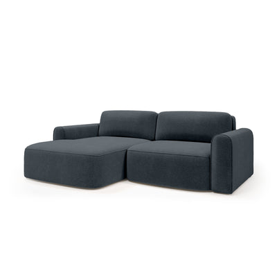 Canapé d’angle Saniri côté gauche coloris Abîme Graphite (CASTEL 97) – canapé d’angle rembourré