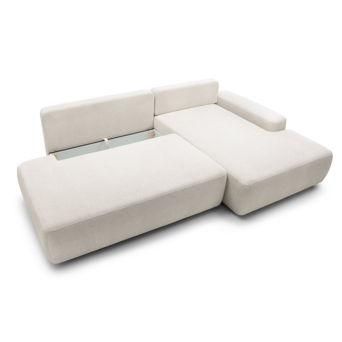 Bamby 4 Seater Corner Sofa Bed 125x210, Japandi Style – photo 4