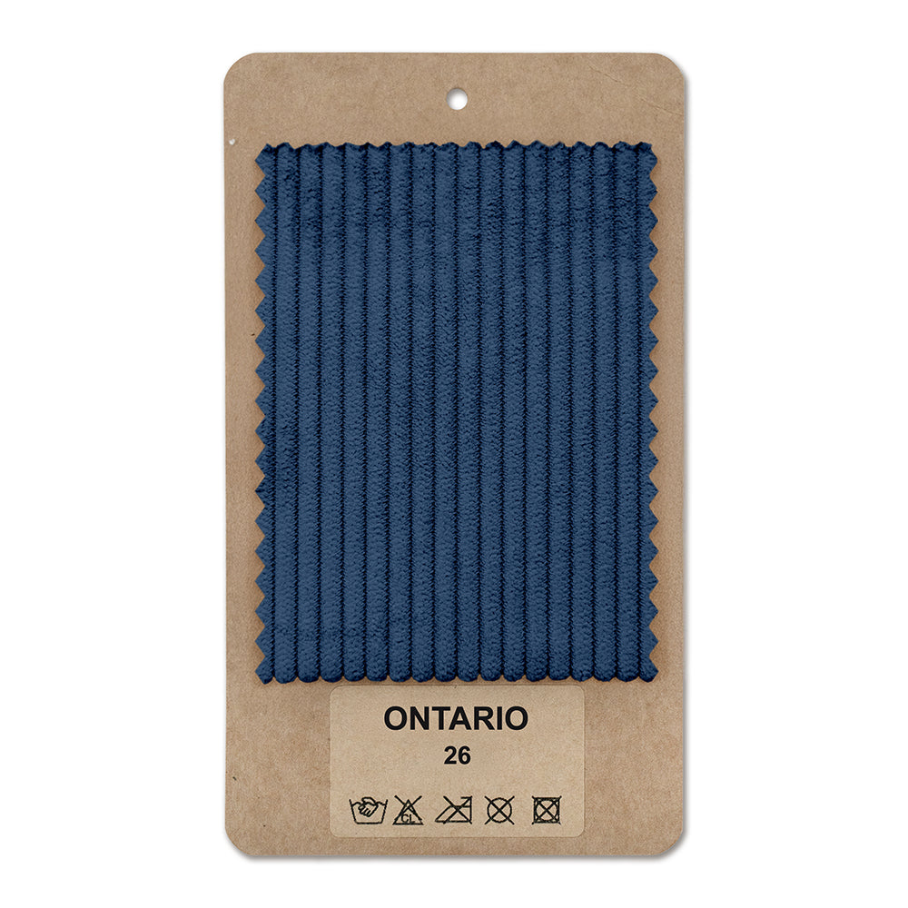 Fabric sample ONTARIO Navy Shadow (ONTARIO 26)