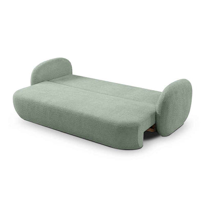 Olemo Sofa Bed 142x200, Modern Style, Abriamo Fabric – with doors open