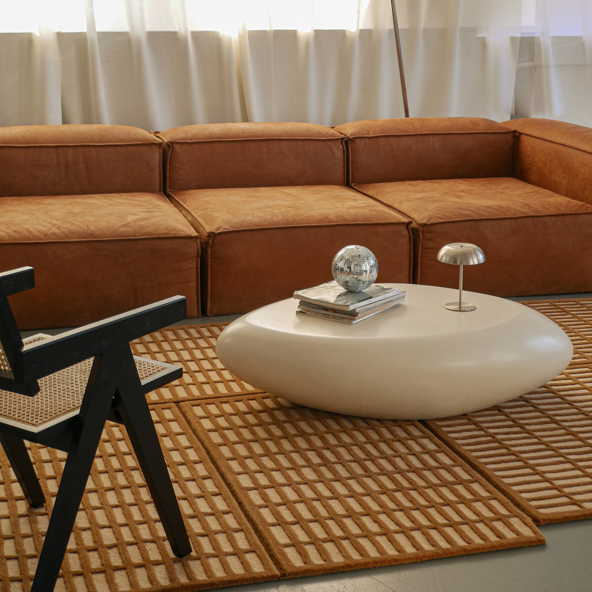 Tapis Shorin à motif géométrique inspiré du style japandi – photo 3