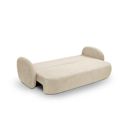 Olemo 3 Seater Sofa Bed 142x200 with Storage, Art Deco Style, Aragon Fabric – photo 5