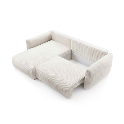 Narożnik z funkcją spania Alloro 257 cm w stylu nowoczesnym – zdjęcie 7