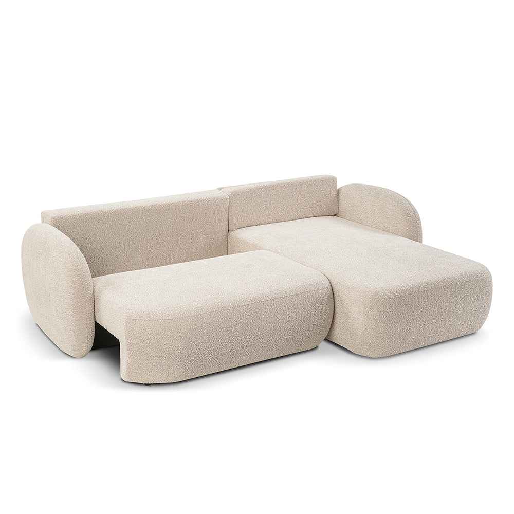 Olemo 4 Seater Corner Sofa Bed, Minimalist Style, Abriamo Fabric – photo 5