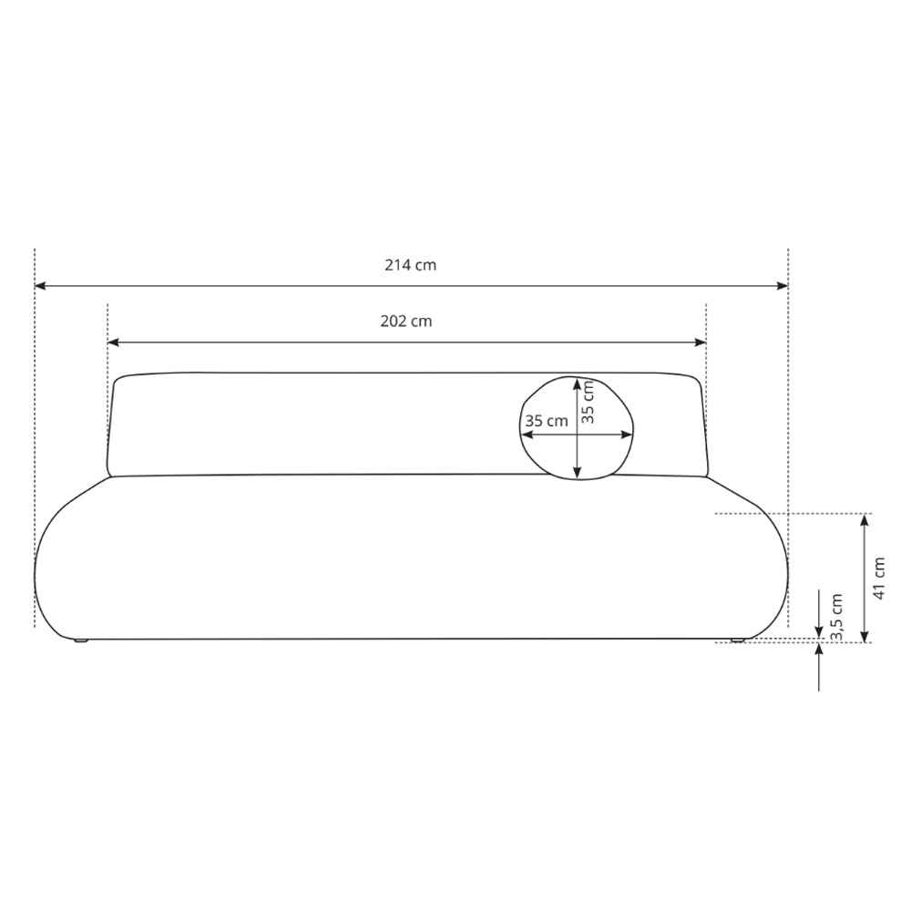 Puentro Sofa Bed 140x200 with Storage, Modern Style – photo 7