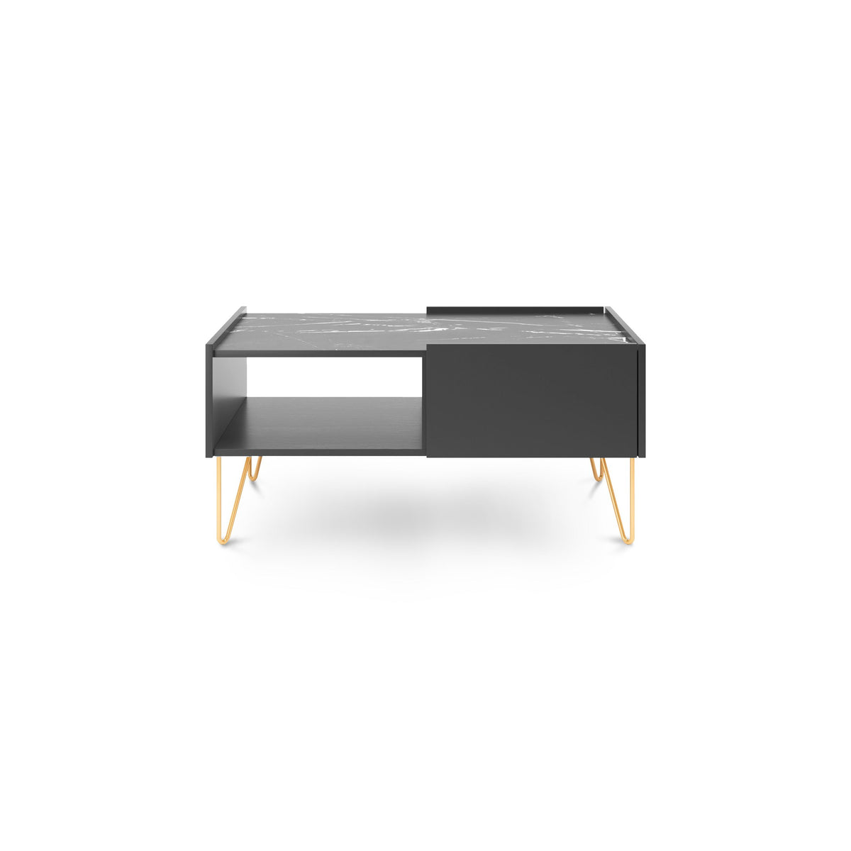 Ballada Coffee Table 97x45 cm with Drawer, Modern Style – photo 3