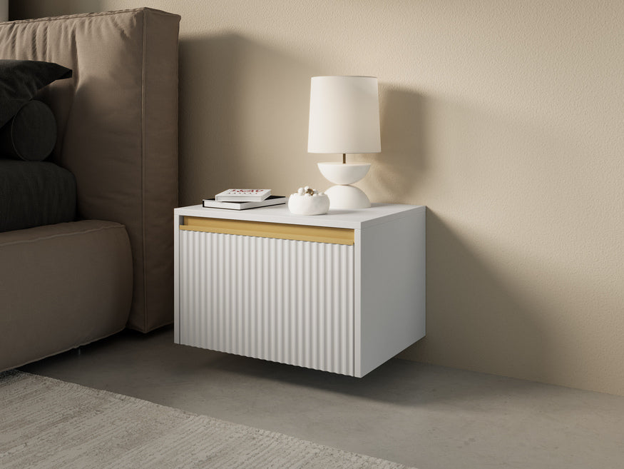 Szafka nocna Westa 54x42 cm w stylu glamour – zdjęcie 9
