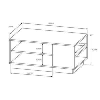 Stolik kawowy Armelia 100x46 w stylu nowoczesnym – zdjęcie 4