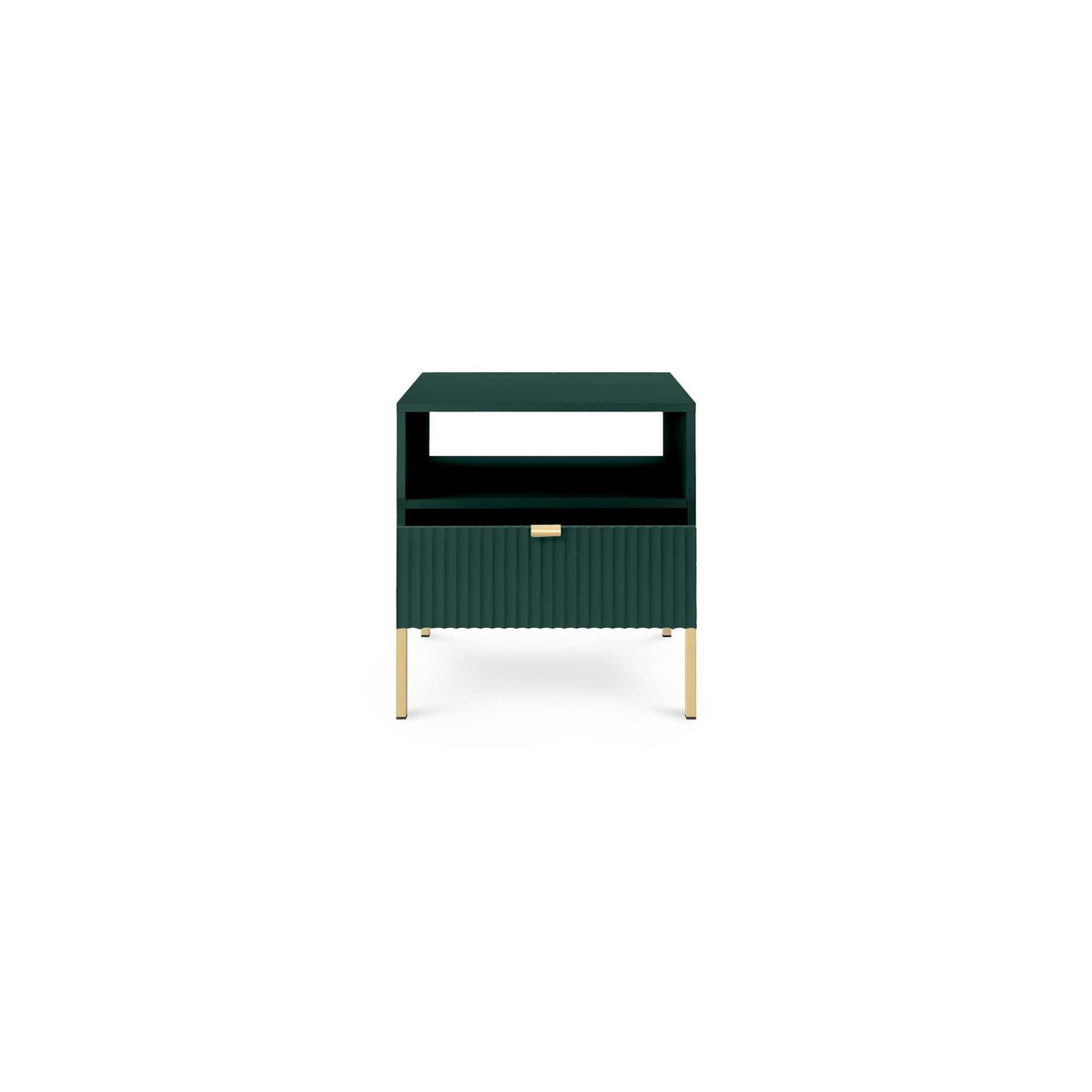 Roza Bedside Table with Drawer 54x56 cm, Glamour Style – photo 23