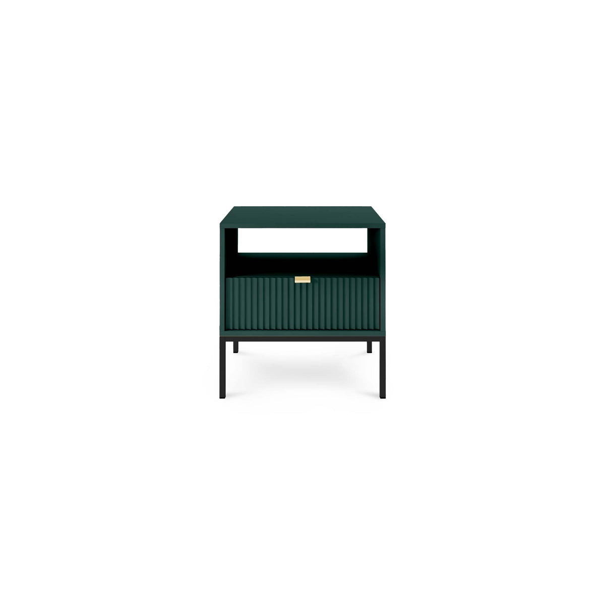 Roza Bedside Table with Drawer 54x56 cm, Glamour Style – photo 25