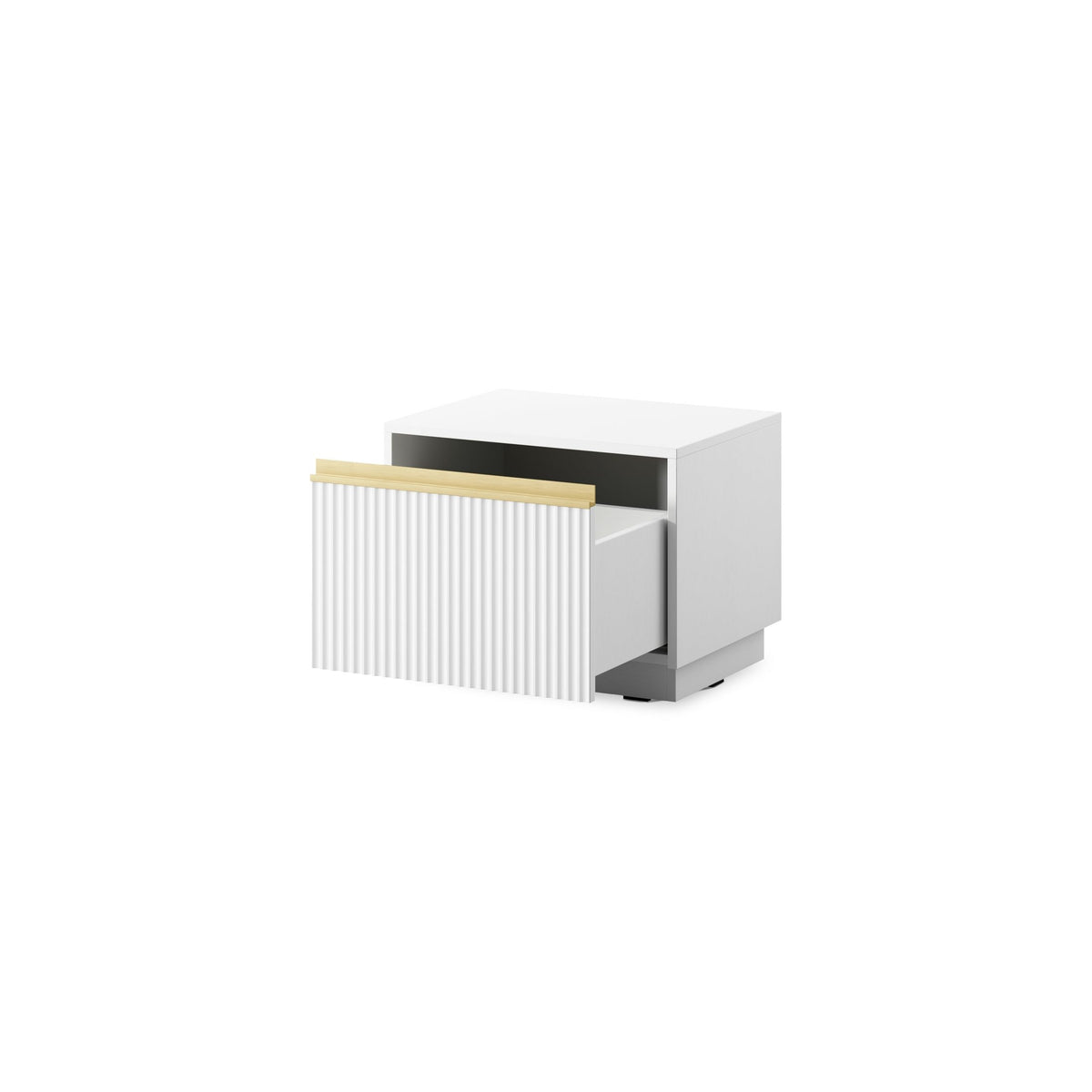 Szafka nocna Westa 54x42 cm w stylu glamour – zdjęcie 7