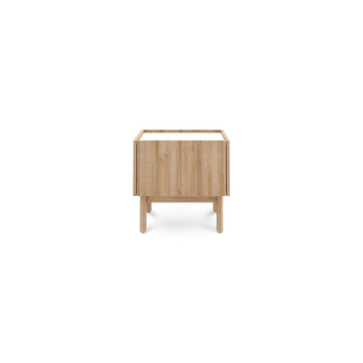 Anawa Bedside Table 50x48 cm with Spacious Compartment, Boho Style