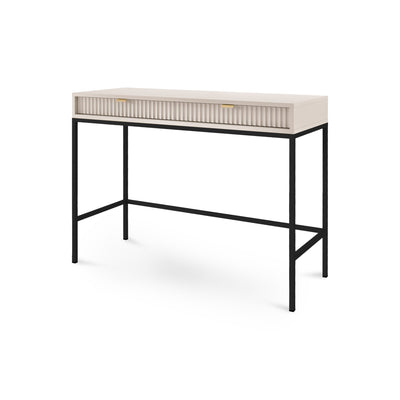 Roza Dressing Table 104x78 cm, Glamour Style – Cashmere, Black