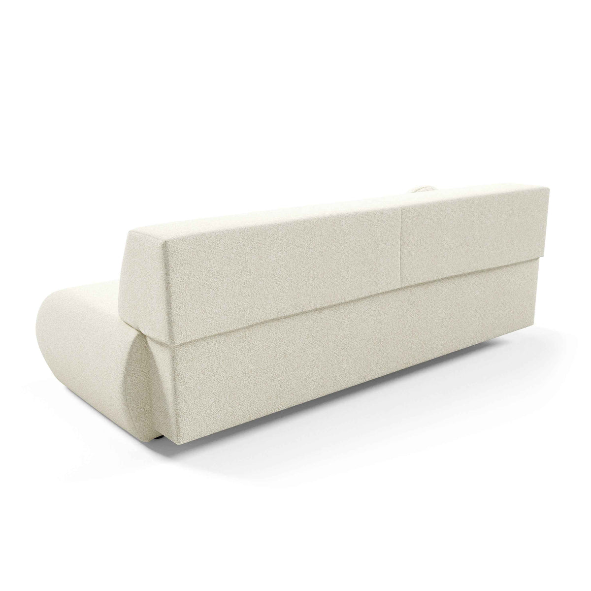 Puentro Sofa Bed 140x200 with Storage, Modern Style – back view