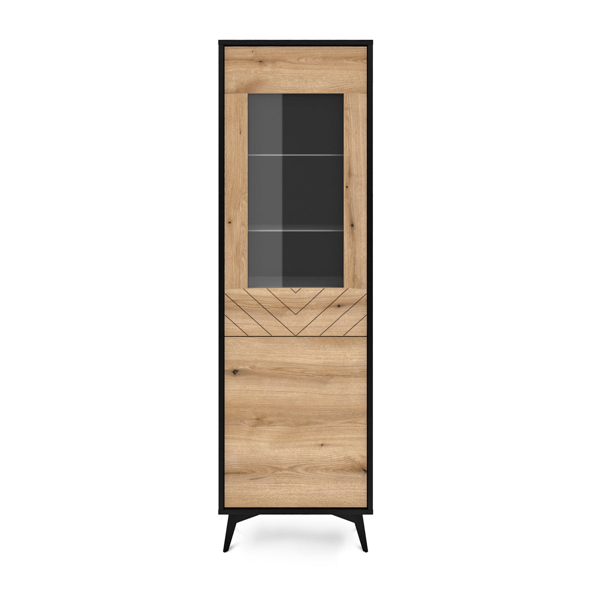 Witryna Nirwana przeszklona 54x178 cm w stylu nowoczesnym – zdjęcie 3
