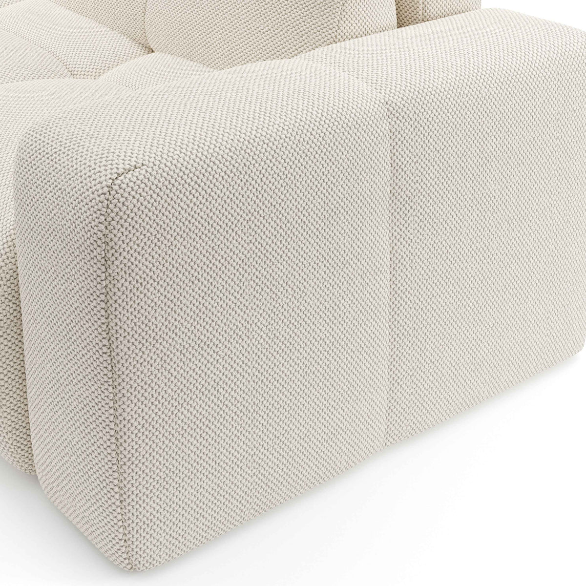 Soso 3 Seater Sofa Bed 149x200 with Storage, Modern Style – close-up of details and texture