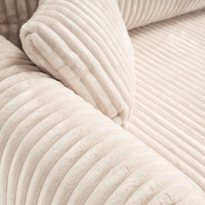Alloro 3 Seater Sofa Bed 145x200 with Storage, Modern Style – close-up of details and texture