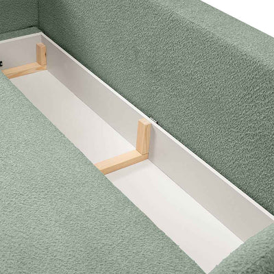 Olemo Sofa Bed 142x200, Modern Style, Abriamo Fabric – close-up of details and texture
