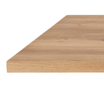 Stół Oryss Oak do jadalni 220x76 w stylu industrialnym – zbliżenie na detale i fakturę