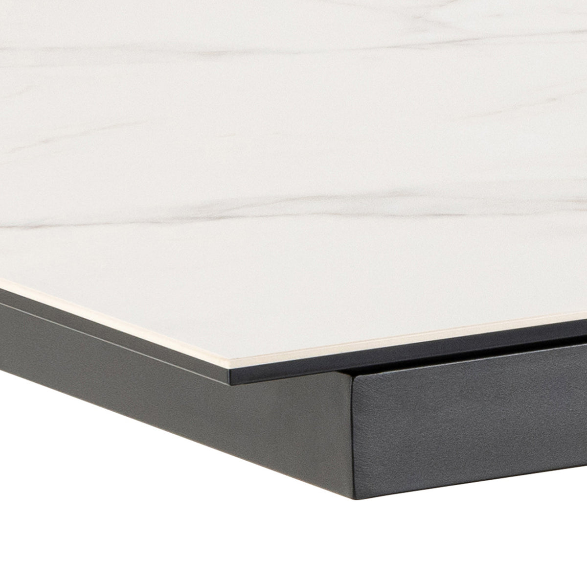Lorrins Extendable Dining Table 168–210x76 cm, Modern Style – close-up of details and texture