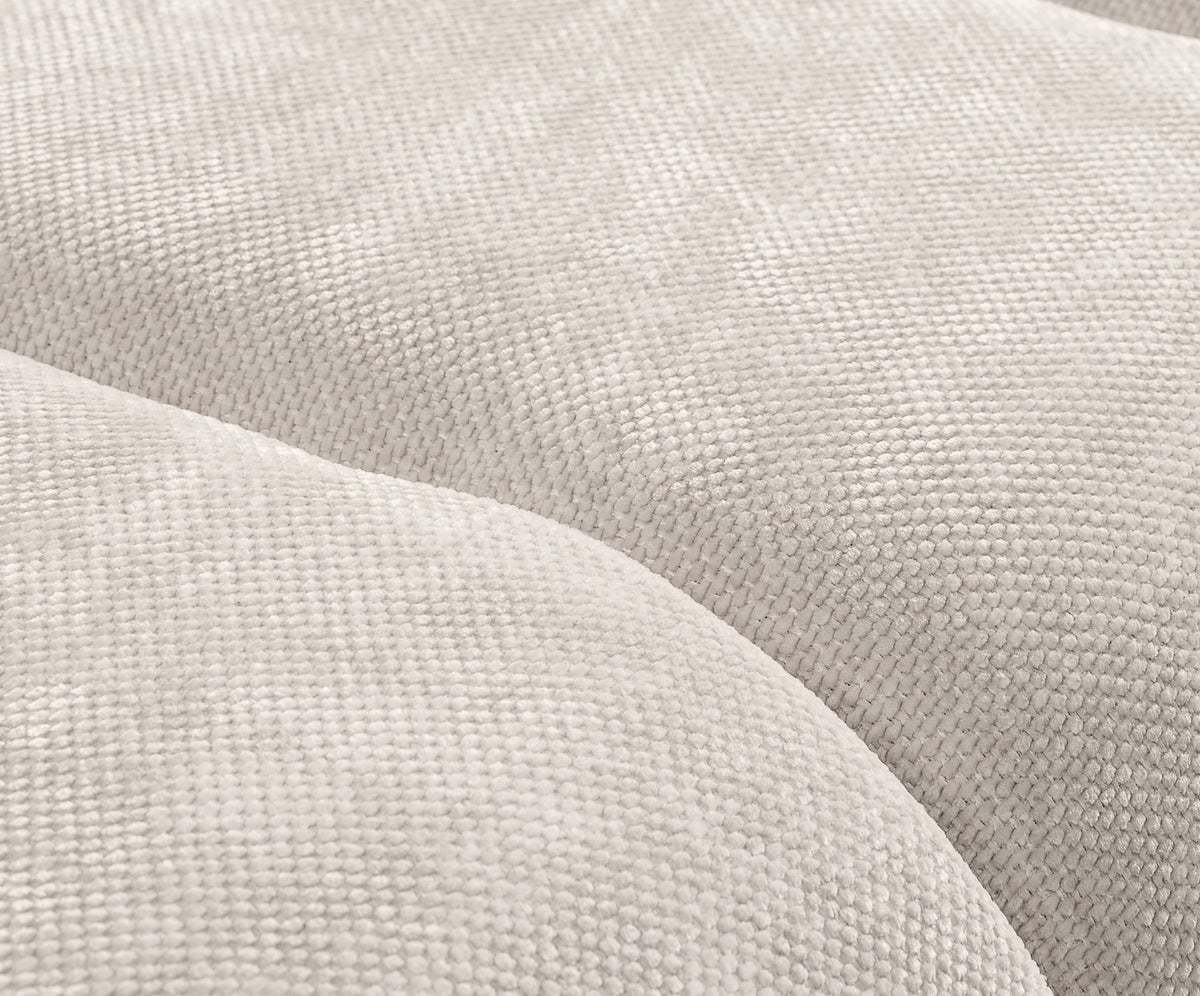 Nellia 3 Seater Sofa for Living Room, Soft Style, Storm Fabric – close-up of details and texture