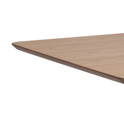 Krel Extendable Dining Table 80–120x80 cm, Scandinavian Style – close-up of details and texture