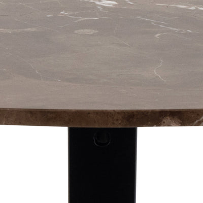 Morial Round Dining Table 120x76 cm, Elegant Style – close-up of details and texture